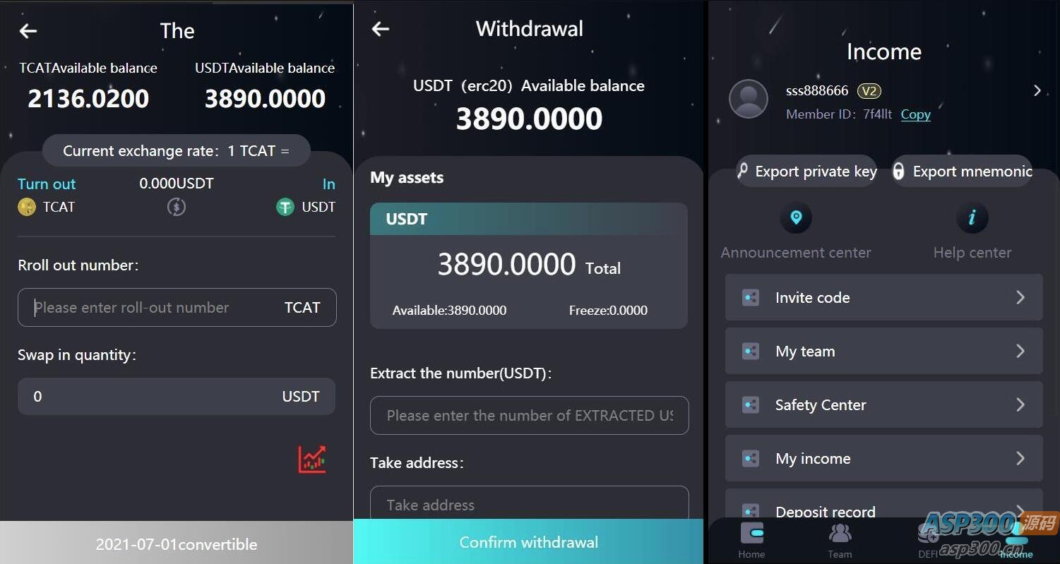 2024 新版H5打包版双语言虚拟系统 USDT支付